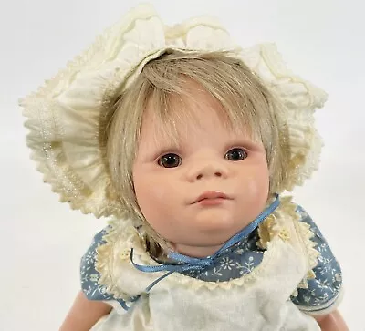 Vintage 16  Virginia Turner Signed 1998 Vinyl Realistic Lifelike Baby Girl Doll • $59.99