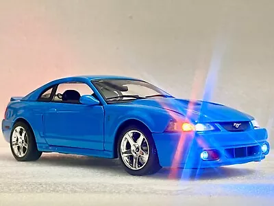 2003 SVT Mustang Cobra Supercharged  1/18 WORKING LIGHTS Terminator Custom Lit • $129.97