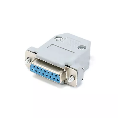 15 Pin Female/Male D-SUB Plug Solder Connector RS232 Serial DB15 DA15 Hood Shell • £56.03