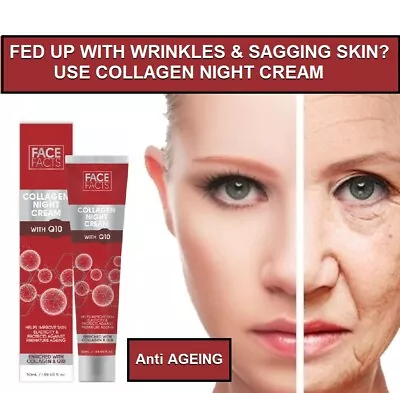 Anti Ageing Q10 Face  Lift Cream. Anti Wrinkle Plumper Skin Firming Filler 50ml • £12.75
