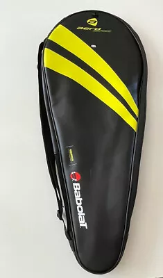 BABOLAT Aero Series Tennis Racket Cover Case Bag Black & Yellow Shoulder Strap • $18.99