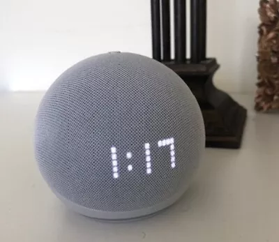 Amazon Echo Dot (5th Generation) Smart Speaker - Glacier White • £27
