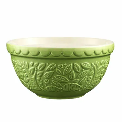 Mason Cash In The Forest Patterned Design Mixing Bowl 21cm  Earthware - Green • £16.66