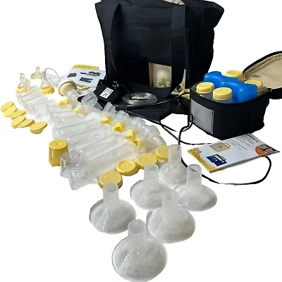Medela Pump In Style Advanced Double Breast Pump On The Go Tote COOLER BAG *READ • $64.08