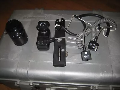 LOT NIKON SC-17 Underwater Camera Flash Strobe Cable CORD Bracket  • $30