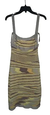 Missoni Ombre Stripe Knit Square Neck Mini Dress Women's Size S • $55.99