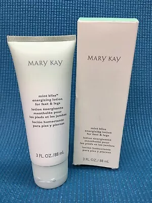 Mary Kay Mint Bliss Energizing Lotion For Feet And Legs 3 Fl Oz Full Size New • $11.75