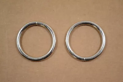 O Ring - 1 1/4  - Nickel Plated - Wire Welded - Pack Of 10 (F413) • $9.60