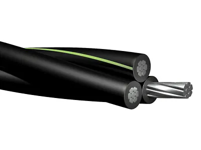 Sweetbriar 4/0-4/0-2/0 Triplex Aluminum URD Direct Burial Cable (240 Amp) 600V • $246