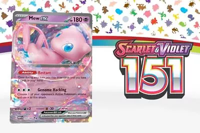 Pokemon TCG Scarlet And Violet 151 - EX's Rare & Holo Rare IR SIR! • $0.99