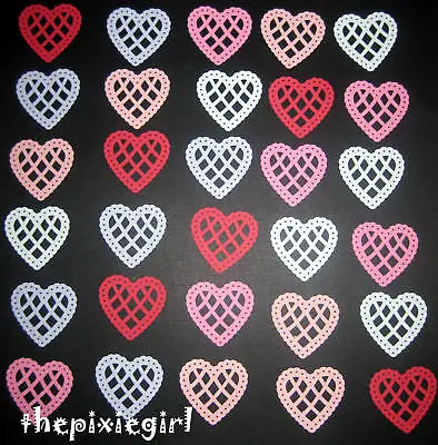 Martha Stewart Large Valentine Lace Heart Punches Die Cuts • $2.50