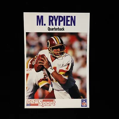 1992  Mark Rypien     Washington Redskins  NewSport NFL French Card From France • $2.95