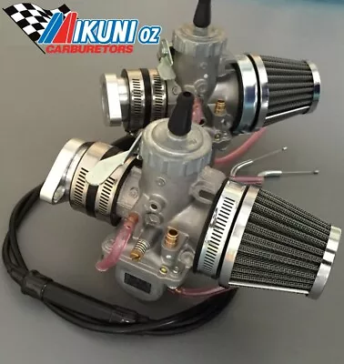 $411.96 • Buy Kawasaki KZ750 Twin Dual Mikuni VM34 Carb Conversion Kit - With Flanges