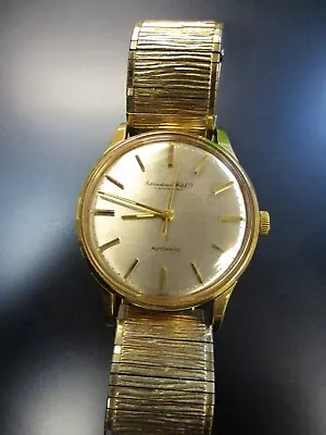 Vintage 1966 18K  IWC Schaffhausen 23j  Automatic International Watch Co Swiss • $1900
