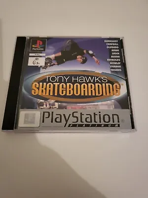Tony Hawk's Skateboarding (Platinum) Playstation 1 PS1 Like New • $50