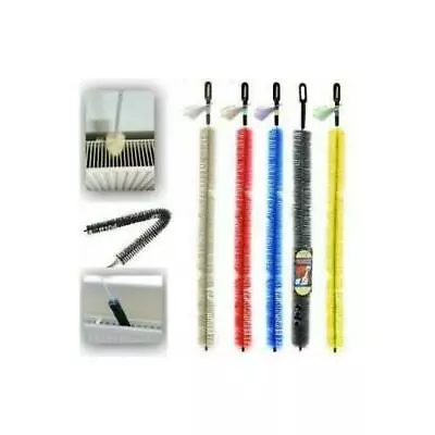 Radiator Cleaning Brush Flexible Bristle Duster Long Reach Cobweb Cover Cleaner • £6.04