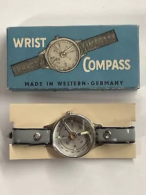 Vintage Wrist Compass Made In Western Germany No. 3004 New • $22
