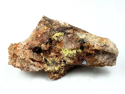 Minerals : Yellow Molybdite With Grey Molybdenite Armanent Prospect Washington • $2.25