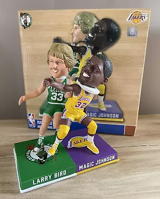 LARRY BIRD Boston Celtics Vs MAGIC JOHNSON Los Angeles Lakers Bobblehead #/360 • $450