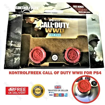 KontrolFreek FPS Freek Call Of Duty: WWII For PlayStation 4 Controller (PS4) • £7.95