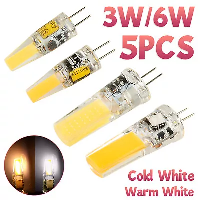 G4 LED 12V AC/DC COB Light 3W 6W High Quality LED G4 COB Lamp Bulb 5/10PCS • $10.79