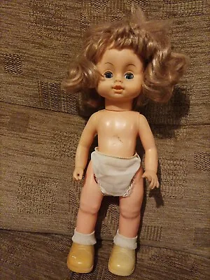 Vintage Walking Doll 15 Inches. Doesn't Work  • £2.75