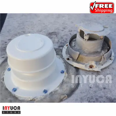 RV Camper Trailer Motorhome Roof Vent Cap Pipe Plumbing Cover Replacement Parts • $18.25