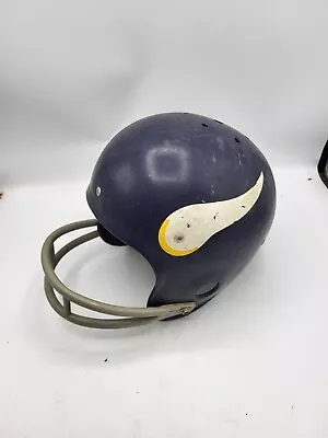 Vintage Rawlings Minnesota Vikings Football Helmet HNFL Large Youth Kids 70s 80s • $49.99