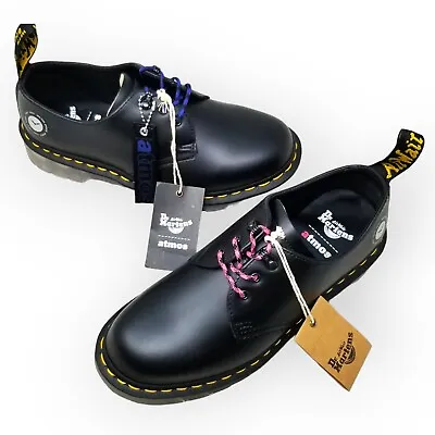 Dr. Martens 1461 X ATMOS LEATHER OXFORD SHOES - 26928001 - SMOOTH BLACK • $119.26
