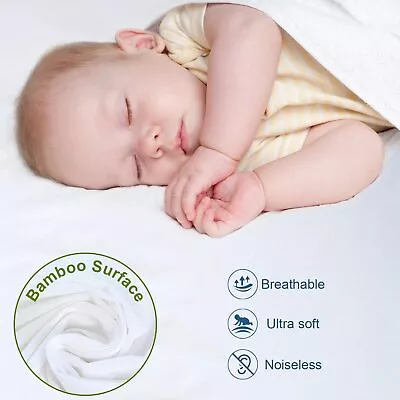 Bamboo Waterproof Mattress Protector Matress Cover Single King Queen Double Bed • $15.95