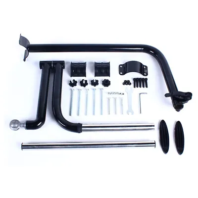 Laptop Mount Chair Clamping Support Rack Stand Keyboard Tray Adjustable Arm Rest • $96.90
