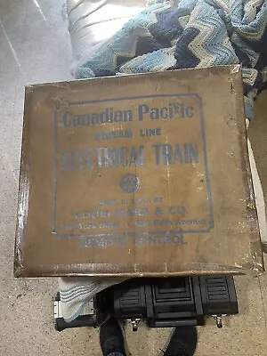 Canadian Pacific Stream Line Electric Train. Box Only. Pre War • $40