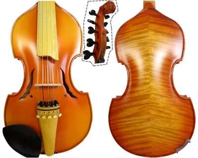 Baroque Style Song Master 5×5 Strings 14  Viola D'Amorecarving Scroll #15201 • $499