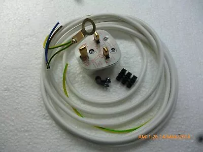 Dansette Or Vintage Record Player Mains Lead And Earth Upgrade Kit. • £12.95