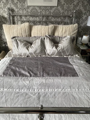 £26 • Buy ￼ Jeff Banks, Grey Port Of Call Throw King Size￼