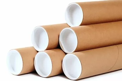 Premium Kraft Mailing Shipping Tubes 1.5-inch By 12-inch 5-pack • $12.99