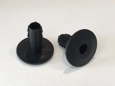 20 X Plastic Hole Tidy Wall Grommet Cover Single Coax Aerial Cable Entry (BLACK) • £9.50