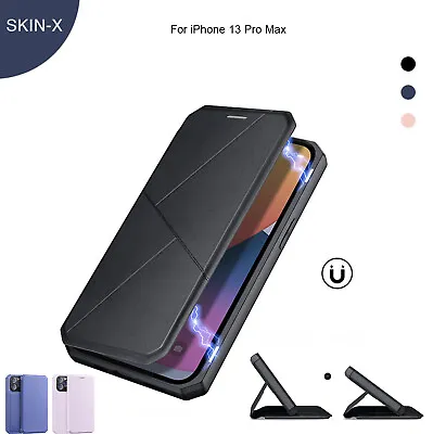 $15.99 • Buy Flip 13 Skin X Wallet Leather Stand Magnetic Case Cover For IPhone 13 Pro Max