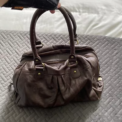 Mamas And Papas Changing Bag Leather Brown • £24.99