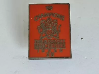 Manchester United Classic 20 Titles Pin Badge MUFC Man Utd Man U Rare Vintage • £7.99