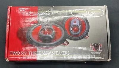 Roadmaster RS525 5 1/4” Three Way Speakers Set Of 2 New Open Box • $30.99