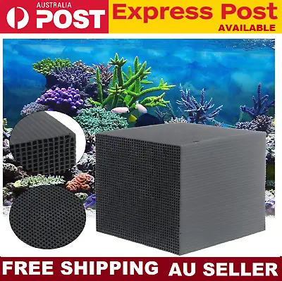 $17.99 • Buy Eco-Aquarium Carbon Filter For Fish Tank Water Purifier Cube Aquarium Cleaner AU