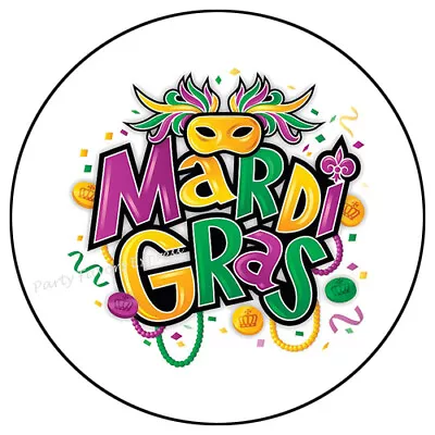 Mardi Gras Masks Envelope Seals Labels Stickers Party Favors • $1.99