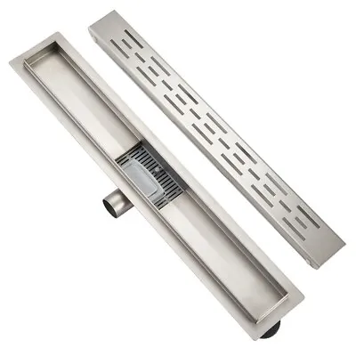 Linear Shower Drain H-linear Stainless Steel Wetroom Bathroom Channel Gully Trap • £45.99