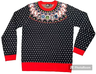 Marvel Avengers Christmas Sweater Captain America Hulk Black Panther Size M • $30