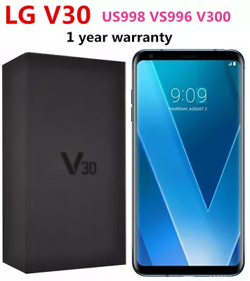 LG V30 US998 VS996 V300 64GB 128GB 256GB Fingerprint ID 4G Smartphone New Sealed • $143.88