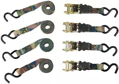 Ep2069 Camouflage 1 X 8 Ratchet Tie Down Straps 1500 Lb Break Strength 4 Pa • $21.67