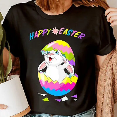 Happy Easter Egg Bunny Rabbit Gift Fools Day Funny Womens T-Shirts Tee Top #NED • £9.99