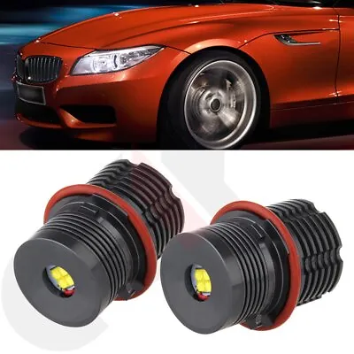 LED Light BMW 80W 4000LM Error Free Xenon Halo Ring Angel Eyes E39 E60 • $17.76