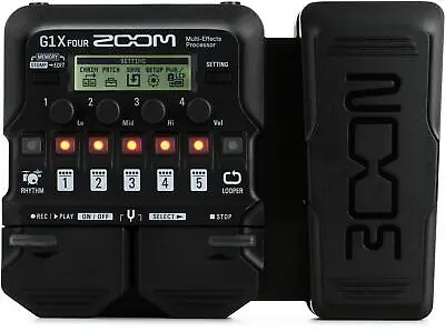 $359.97 • Buy Zoom G1X FOUR Multi-effects Processor With Expression Pedal (3-pack) Bundle